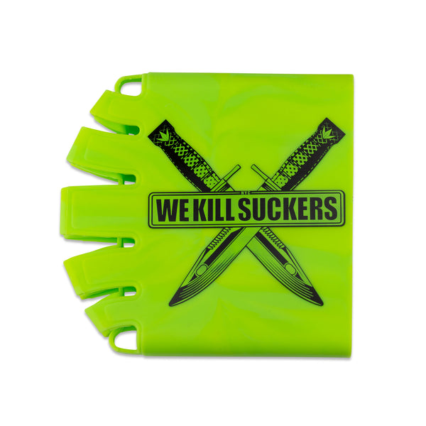 Bunkerkings - Knuckle Butt Tank Cover - WKS Knife - Lime