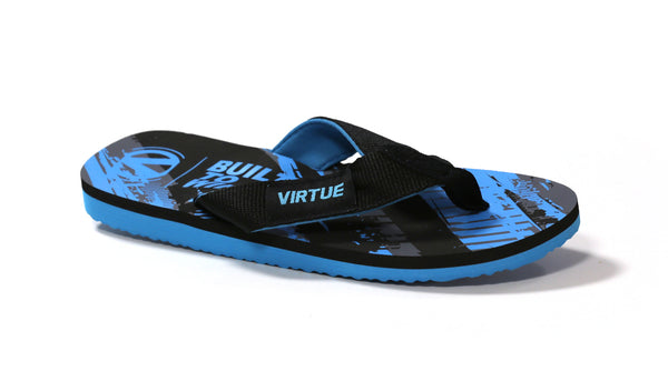 Virtue Onset Flip-Flops - Graphic Cyan