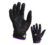 zzz - Bunkerkings Supreme Gloves / Paintball Gloves - Purple/Lime