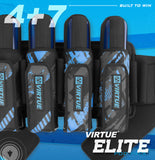 zzz - Virtue Elite Harness 4+7 - Graphic Cyan