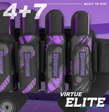 zzz - Virtue Elite Harness 4+7 - Graphic Purple