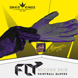 Bunkerkings Fly Paintball Gloves - Purple