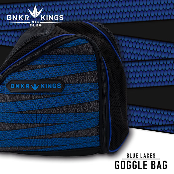 Bunkerkings Supreme Goggle Bag - Blue Laces