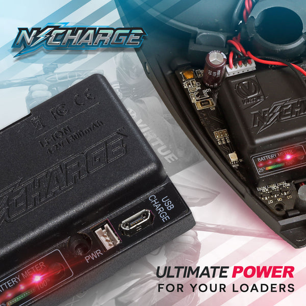 VIRTUE Paintball N-Charge Lithium Ion Battery Pack -All Spires & Rotors