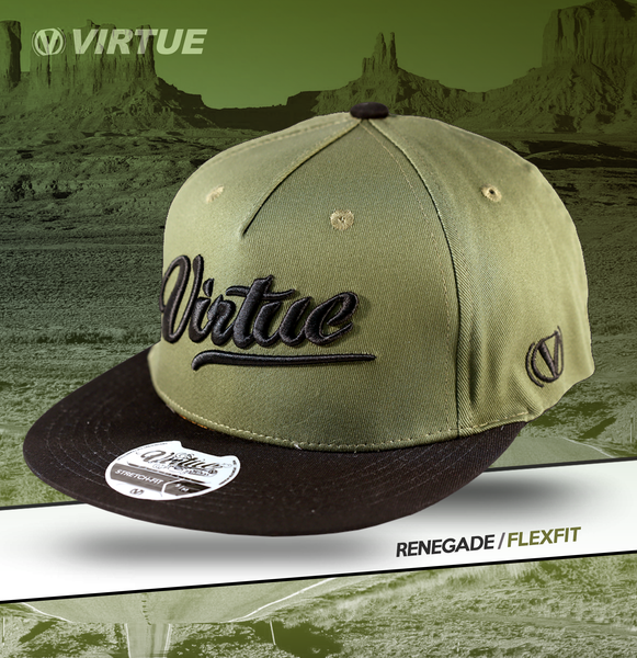 Virtue Flex Fit Hat - Olive - Renegade All-Star