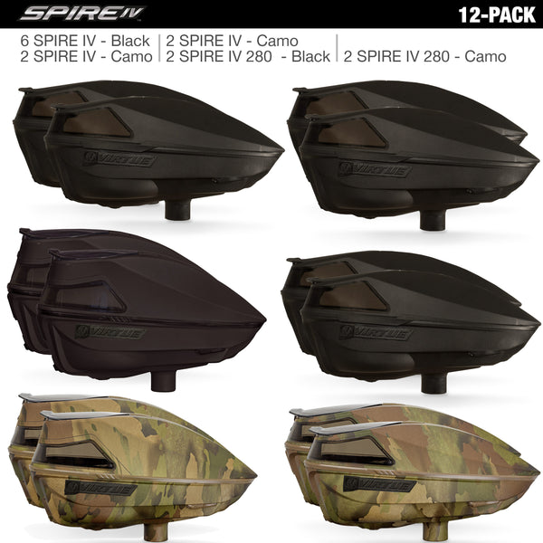 zzz - Virtue Spire IV Loaders - Black / Camo (12 Pack)
